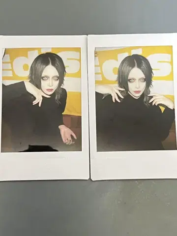 젤라 빙수 폴라로이드