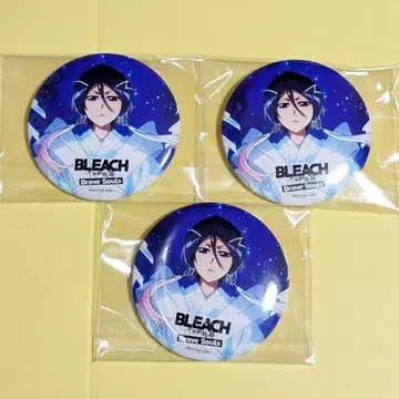 BLEACH 후목 루키아 브레솔 캔뱃지 팝업스토어 3종 세트