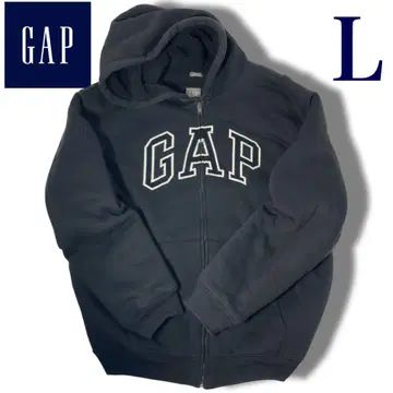 새상품급! GAP 풀 집업 보아 후드티 블랙 지퍼 후디 갭 L
