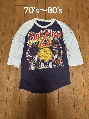 70년대~80년대 Pink Floyd 래글런 슬리브 티셔츠