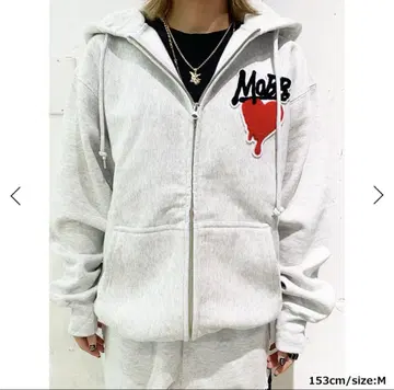 새상품급 MOBB 지퍼 후드티