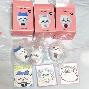 치이카와 (먼작귀) 미니 피규어 하치와레 모몽가 MINISO