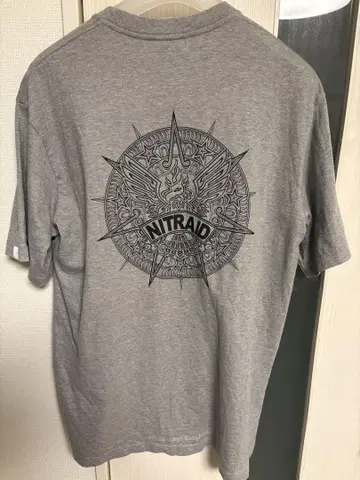 NITRAID & ANTIBABYLON 그레이 T셔츠