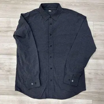 The North Face 다크 그레이 긴팔 셔츠