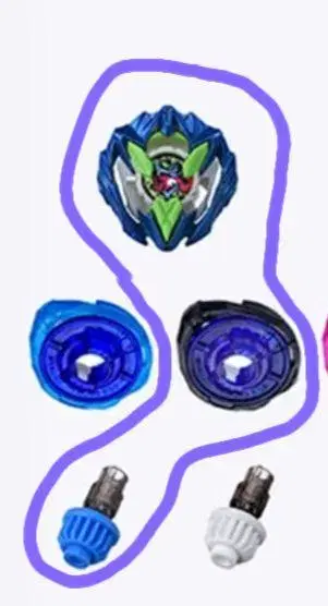 베이블레이드 X 컬러 초이스 부스터 드란 블레이드 1-60A 블루