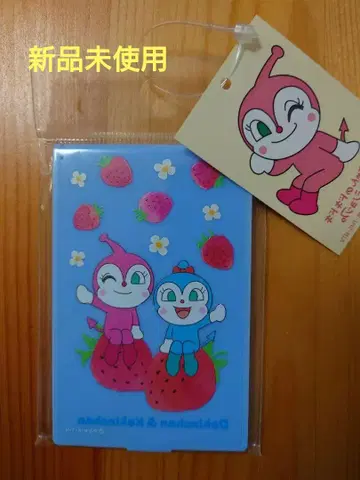 호빵맨 뮤지엄 한정판 짤랑이&코코링 딸기 시리즈 거울