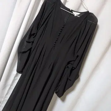 MOUSSY 블랙 긴팔 원피스