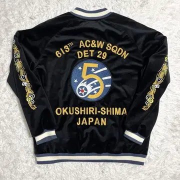 [ 콜라보 ] HOUSTON JACKROSE 수베니어 자켓 벨벳 XXL