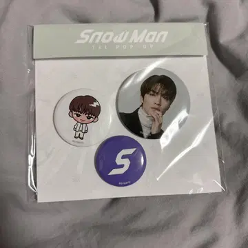 후카사와 타츠야 SnowMan 팝업 캔 배지 세트