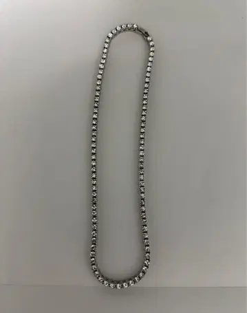 지르코니아 다이아몬드 실버 목걸이