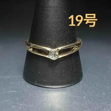 빈티지 패션 반지 골드 19호 스톤 반지 크리스탈
