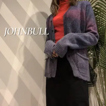 JOHNBULL 그라데이션 모헤어 니트 가디건 M