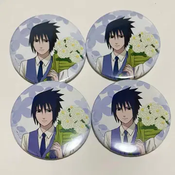 우치하 사스케 캔뱃지 꽃 수트 NARUTO 나루토