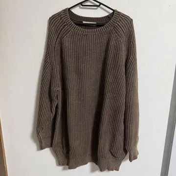 [새상품급] FREAK'S STORE 브라운 니트 스웨터