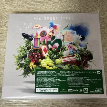 Mrs. GREEN APPLE 10 초회 한정판 CD+DVD 새상품