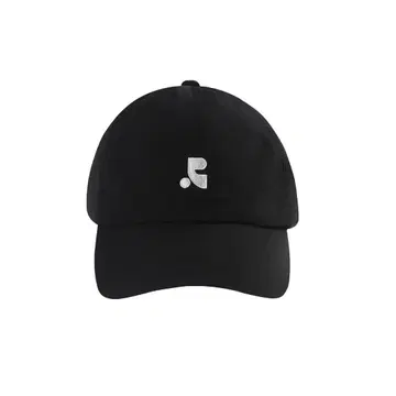 Rest&recreation 블랙 로고 야구 모자