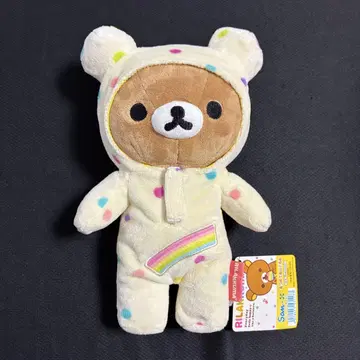 리락쿠마 모으는 봉제 인형 해피 레인보우 봉제 인형