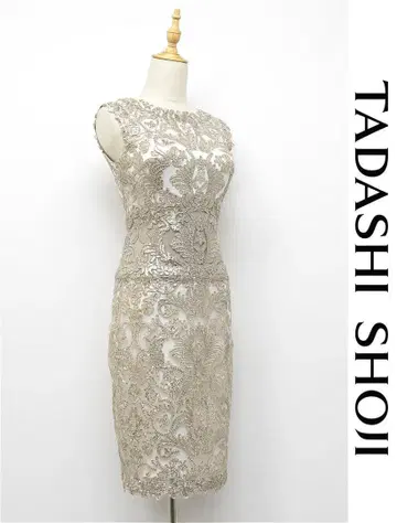 J429/TADASHI SHOJI 슬리브리스 원피스 드레스 레이스 0