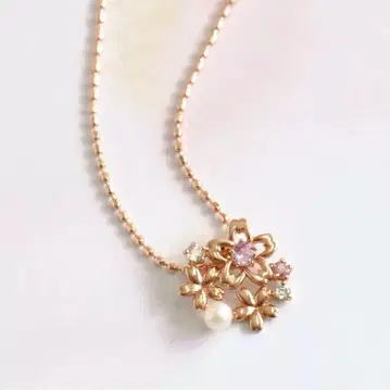 테이크업 벚꽃 목걸이 2017