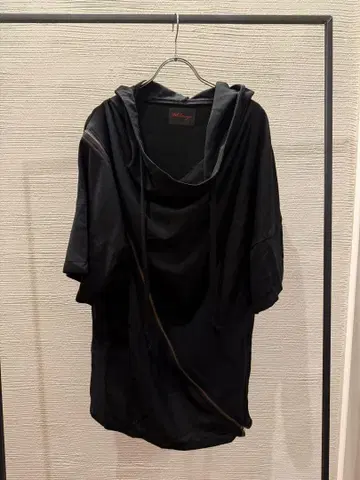 00s japanese label drape hoodie t-shirt