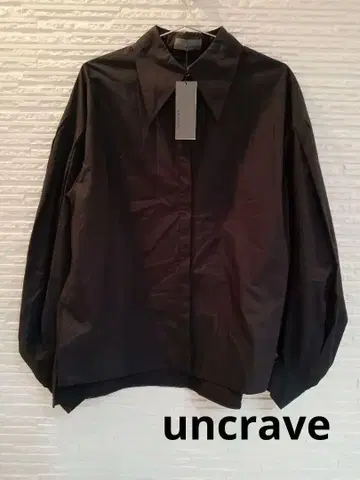 택 포함 새상품 uncrave 블라우스 오버 사이즈 셔츠 블랙