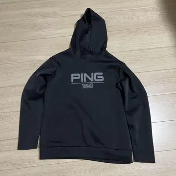 PING 골프용 후드티 M 사이즈 블랙