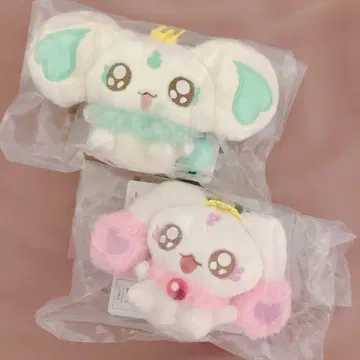 프리큐어 제일복권 E상 봉제 인형 마스코트 포룬 루룬 2세트