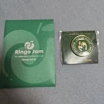 Ringo Jam 핀 배지와 메시지 카드 세트