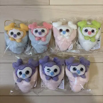 새상품 TWICE 아기싸개 마스코트 GIGO 한정판 7세트