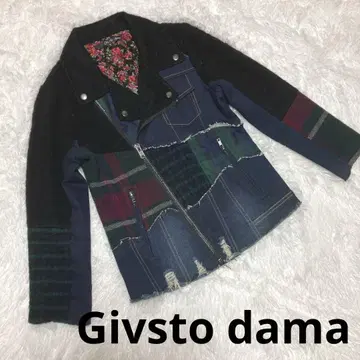 새상품 택 없음 Givsto dama 리메이크 라이더 자켓 사이즈 1