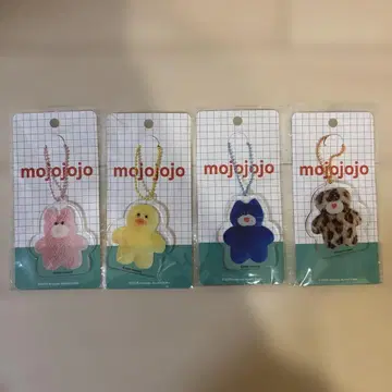 새상품 mojojojo 아크릴 키링 4개 세트