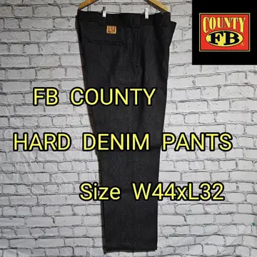 FB COUNTY 하드 데님 팬츠 W44 L32 배기