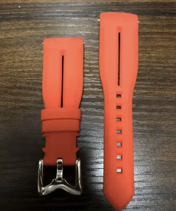 가가밀라노 고무 벨트 오렌지 크로노그래프 48mm 핑 포함