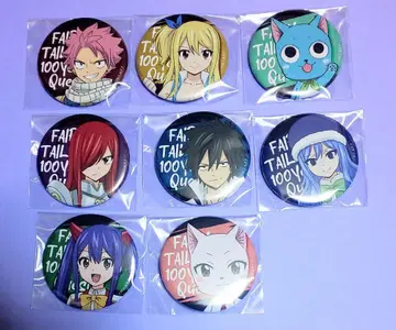 FAIRY TAIL 100년 퀘스트 캔뱃지 8개 세트