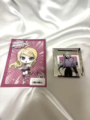 뉴 단간론파 V3 아카마츠 카에데 특전 브로마이드 아크릴 카드