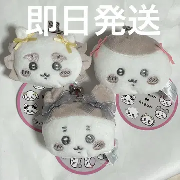 치이카와 미니 동전 지갑 리본 3종 세트