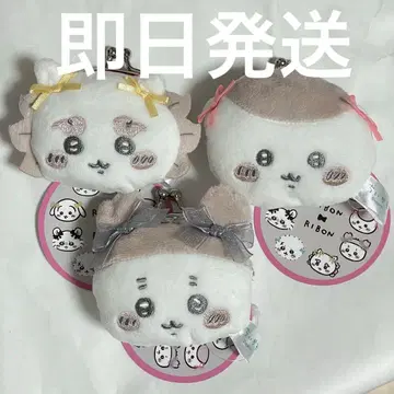 치이카와 미니 동전 지갑 리본 3종 세트