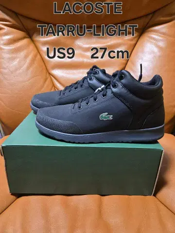 LACOSTE TARRU-LIGHT US9 27cm 블랙 라코스테