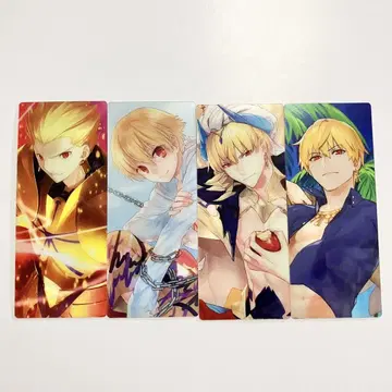 FGO 최종 재림전 편성 화면풍 카드 길가메쉬 아기길 4종