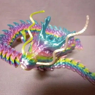 [ 새상품 ] 다색 드래곤 피규어 약 45cm