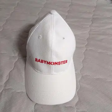 babymonster 베비몬 캡 모자 화이트