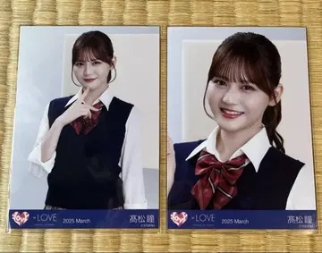 미사용 새상품 =LOVE 이퀄러브 타카마츠 히토미 브로마이드 2장 세트