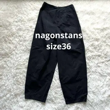 나곤스탠스 nagonstans 코쿤 팬츠 36 블랙