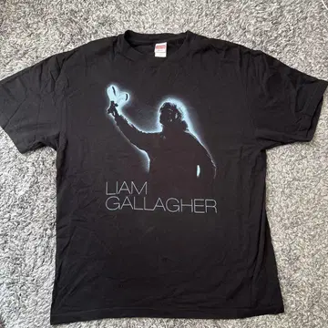 Liam Gallagher 내한 공연 블랙 T셔츠 XL