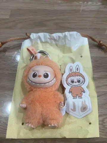 LABUBU PIN FOR LOVE 봉제 인형 펜던트 J