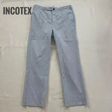 INCOTEX 인코텍스 스트라이프 슬랙스 팬츠 48