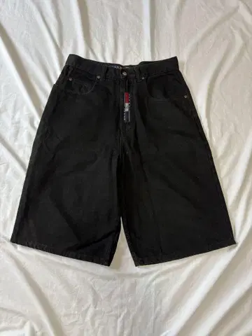 90s HERBN. JEANS black denim shorts 미국제