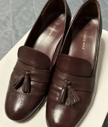 츠모리 치사토 - 여성 신발 로퍼 23.5cm 와인 컬러