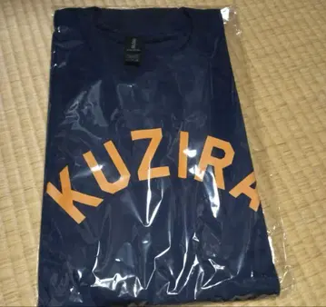 KUZIRA T셔츠 XL 네이비/주황 글자 pizza of death