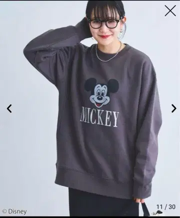 새상품급 Disney 미키 맨투맨